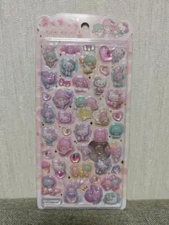 【新品未開封】③うるちゅるポップシール　ボンボンドロップシール　ハローキティ