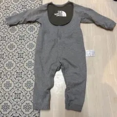 THE NORTH FACE グレーロンパース　80cm