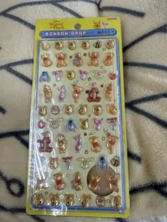 ボンボンドロップシール　ミニ　プーさん正規品