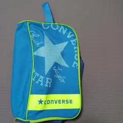 CONVERSE シューズバッグ 青・緑