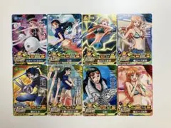 ワンピース ベリーマッチ 女性キャラ ナミ、ロビン、ペローナ、たしぎ８枚セット