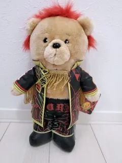【美品】新日本プロレス オカダ・カズチカ マネくま オカダ・カズチカ「マネくま」（ぬいぐるみ） [新日本プロレスリング