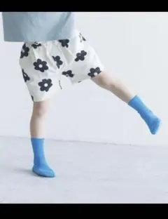 110〜120㎝ ローリズファーム キッズ 花柄ハーフパンツ