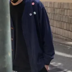 THE FABRIC CUT CARDI カーディガン Lのサムネイル
