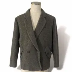 Claude Lema クロードレマ　テーラードジャケット　毛100% グレー