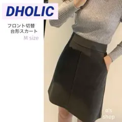 【新品】DHOLIC購入 ／フロント切替スカート Mのサムネイル