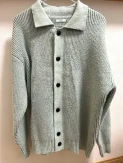 アイテムズアーバンリサーチ　ミント　ニット　カーディガン
