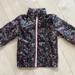 花柄ジャケット フルジップ ウインドブレーカー