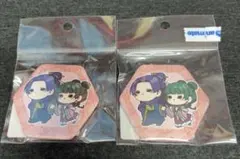 薬屋のひとりごと 六角形缶バッジ D(猫猫・壬氏) 2個セット