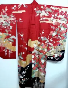 週末限定値下げ【振り袖5点セット】振り袖・袋帯・襦袢・帯揚げ・帯締め