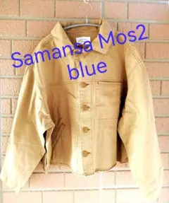 Samansa Mos2 blue　　サマンサモスモス　　　　春ジャケット