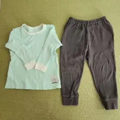 やわらかスムース綿素材パジャマ 【子供パジャマ　長袖】のサムネイル