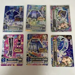 アイカツカード まとめ売り ダンスフュージョン 6枚セット 黒沢凛 サイン入り