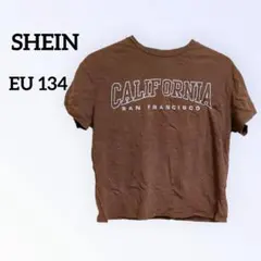 SHEIN teen ブラウン Tシャツ 【EU 134】トップス 半袖 夏