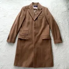 現行系　極美品　ポロラルフローレン チェスターコート　カシミヤ ブラウン　M