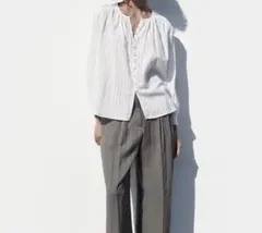 未使用★ZARA コットンブラウス/XS
