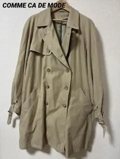 COMME CA DE MODE コムサ　コムサデモード　ベージュトレンチコート
