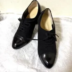 リフレクト　レースアップハイヒール 黒のサムネイル