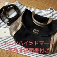 美品★証明書付★保管袋付　アニヤハインドマーチ　2Way バック