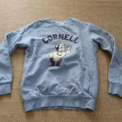 値下げ　Cornell University グレー トレーナー 140サイズ