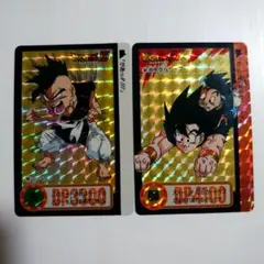 ドラゴンボールカード　カードダス　No.352 353 孫悟空　ウーブ　プリズム
