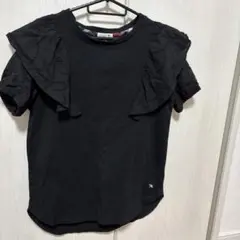 Arnold Palmer Tシャツ 半袖 クルーネック 袖フリル ロゴ刺繍　Mのサムネイル