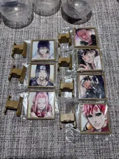 NARUTO　ナルト　3Dレリーフスタンド　ガチャ　7種セット