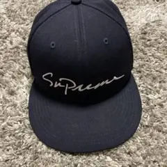 Supreme ネイビーキャップ