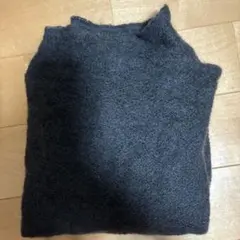SCOT CLUB モヘア混 ハイネックニット ダークグレー 9号