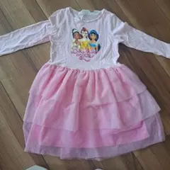 H&M プリンセスワンピース 長袖 ピンク 110/116