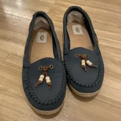 UGG ネイビー 24cm スリッポン　スニーカー