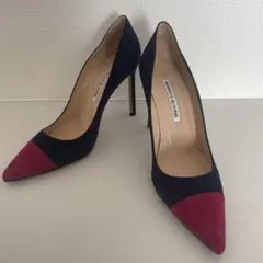 MANOLO BLAHNIK★マノロブラニク★バイカラーパンプスのサムネイル