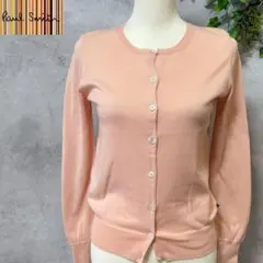 Paul Smith BLACK カーディガン 薄手　コットン　リボン