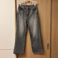 UNIQLO ユニクロ　ワイドストレートジーンズ　26サイズ