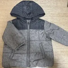 Baby GAPフード付きグレー中綿ジャケット 80cm