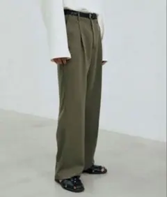 2着セット】LIDNM SUMMER WOOL WIDE SLACKS - メルカリ