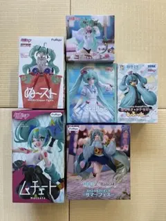 アミューズメント景品【初音ミク】フィギュア5点セット／未開封品