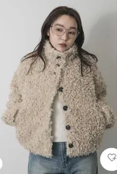 pawapahu13様専用 プードルファーミドルジャケット