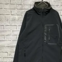 コロンビア　ソフトシェルジャケット！　ブラックL ロゴ刺繍アウトドア0126