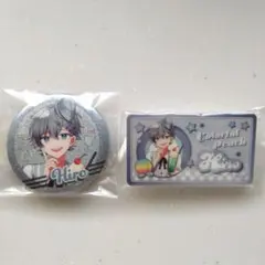 【匿名配送】カラフルピーチ　ダイナー　ヒロ　缶バッジ　おなまえ缶バッジ