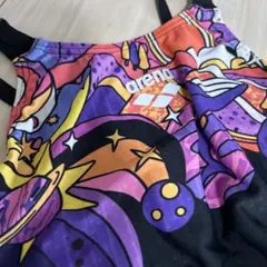 arena カラフル スイムウェア 競泳 水着 ダブルストラップ 定価18150