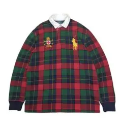 Polo by Ralph Lauren チェック ポロシャツ マルチカラー L