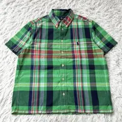 ラルフローレン 半袖シャツ チェック柄 マルチカラー 14-16