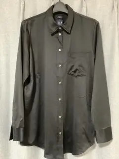 GAP レーヨン　シャツ　黒