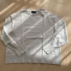 【せら79様】【UNTITLED】グレージュ 長袖ニットセーター