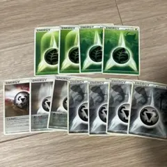 ポケモンカード　基本草エネルギー　鋼エネルギー　シルエットエネルギー