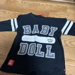 BABY DOLL 長袖Tシャツ 黒