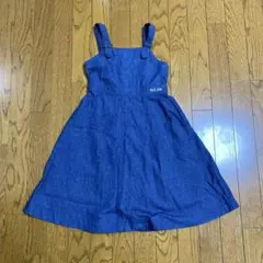 mezzo piano メゾピアノ デニム ジャンパースカート 140cm
