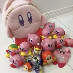 カービィまとめ売り★ポーチ★持ち手付き★化粧ポーチ★フィギュア★