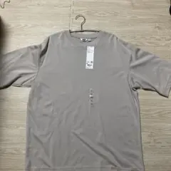 UNIQLO エアリズムコットンオーバーサイズTシャツ XL ライトグレー